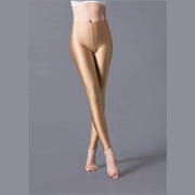 Skinny Extended-Size Shiny Yoga Leggings | OWNLUXE