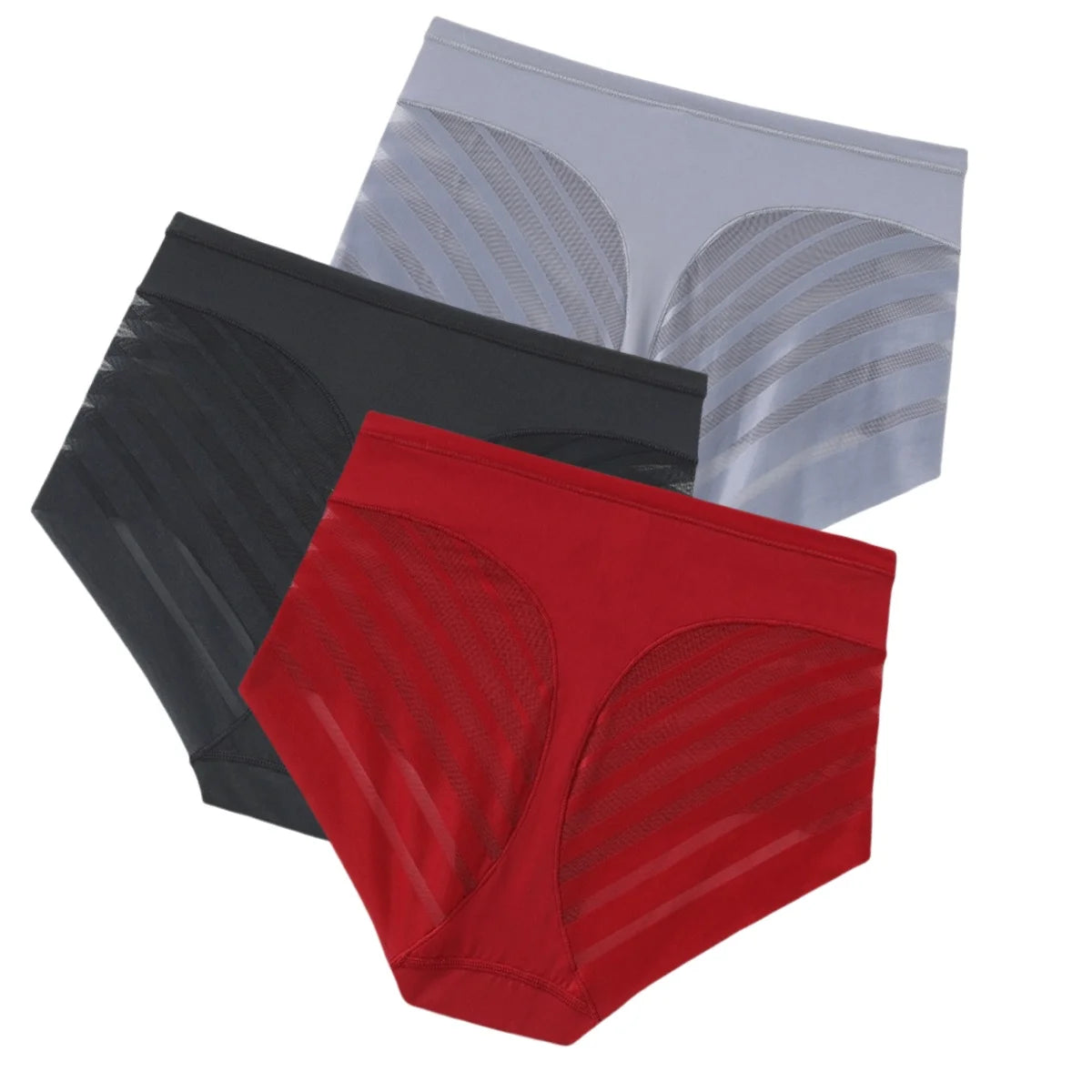 Mesh Striped Extended-Size Body Shaper | OWNLUXE