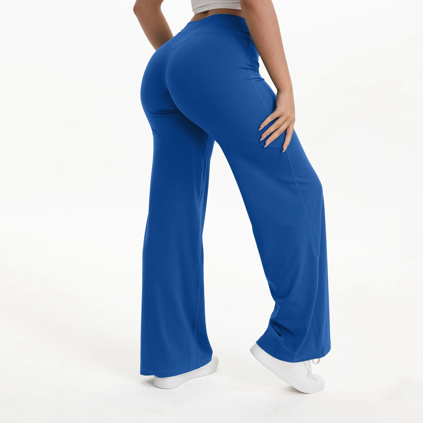 Mid-Waist Yoga Pants – Straight Leg Active