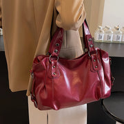 Spacious Leather Vintage Crossbody Bag | OWNLUXE