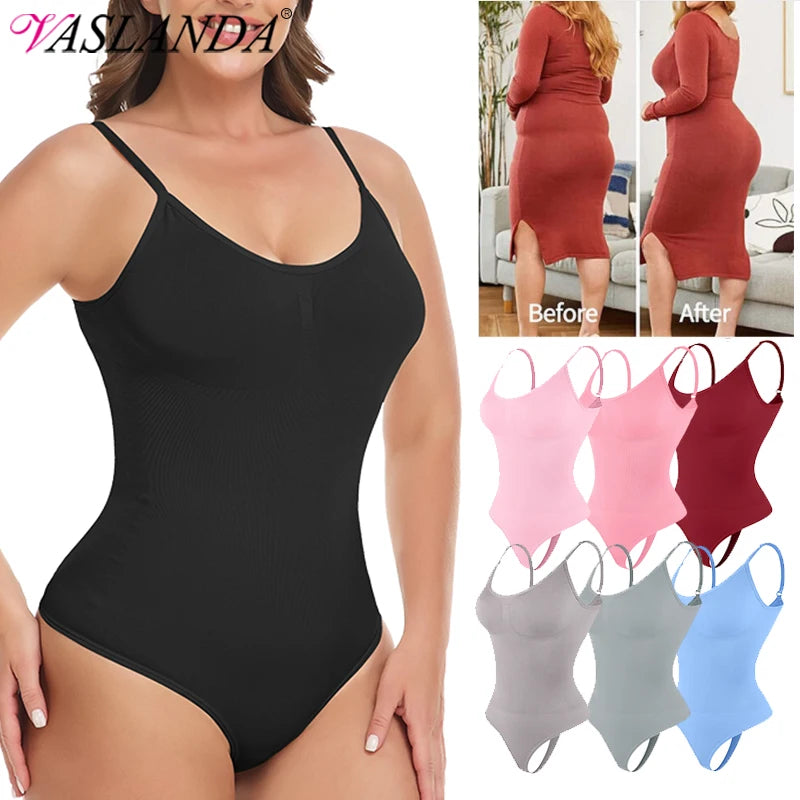 Shapewear Bodysuit Thong Full Body Shaper Tummy Control