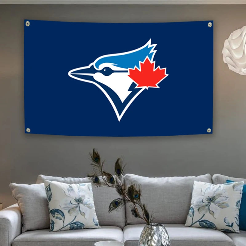 Toronto Blue Jays Flag – Indoor & Outdoor Polyester Banner | OWNLUXE