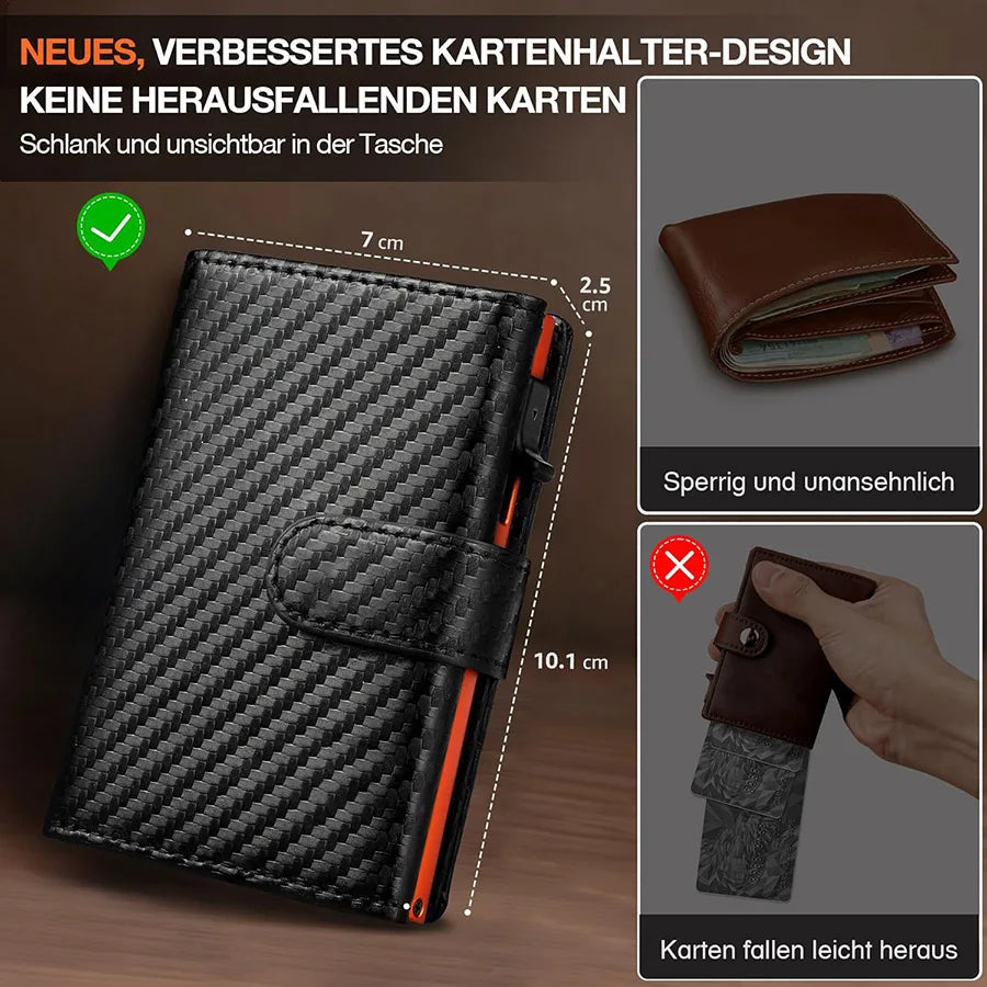 RFID-Protected Card Holder Wallet | OWNLUXE