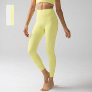Women's High Waist Leggings (Fog Blue) | OWNLUXE