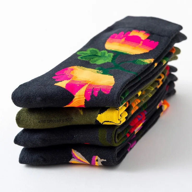 Cotton Pair Cartoon Socks | OWNLUXE