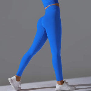 Women's High-Waisted Seamless Ankle-Length Booty Lifting Leggings