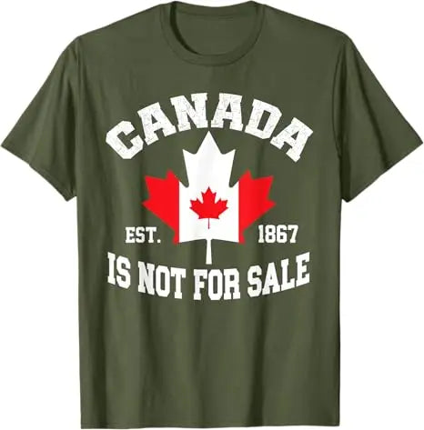 Canada Is Not for Sale" T-Shirt – Wear Your Canadian Pride! 🍁