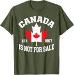Load image into Gallery viewer, Canada Is Not for Sale&quot; T-Shirt – Wear Your Canadian Pride! 🍁
