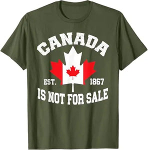 Canada Is Not for Sale" T-Shirt – Wear Your Canadian Pride! 🍁