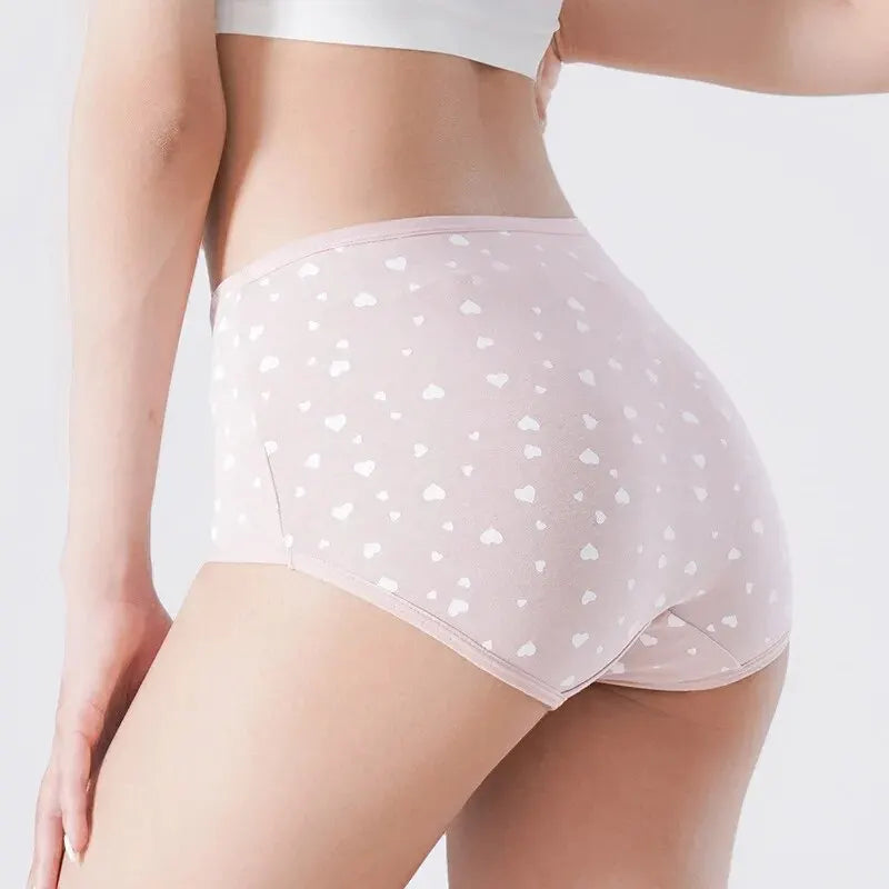 Women's High-Waist Breathable Cotton Briefs Panties | OWNLUXE