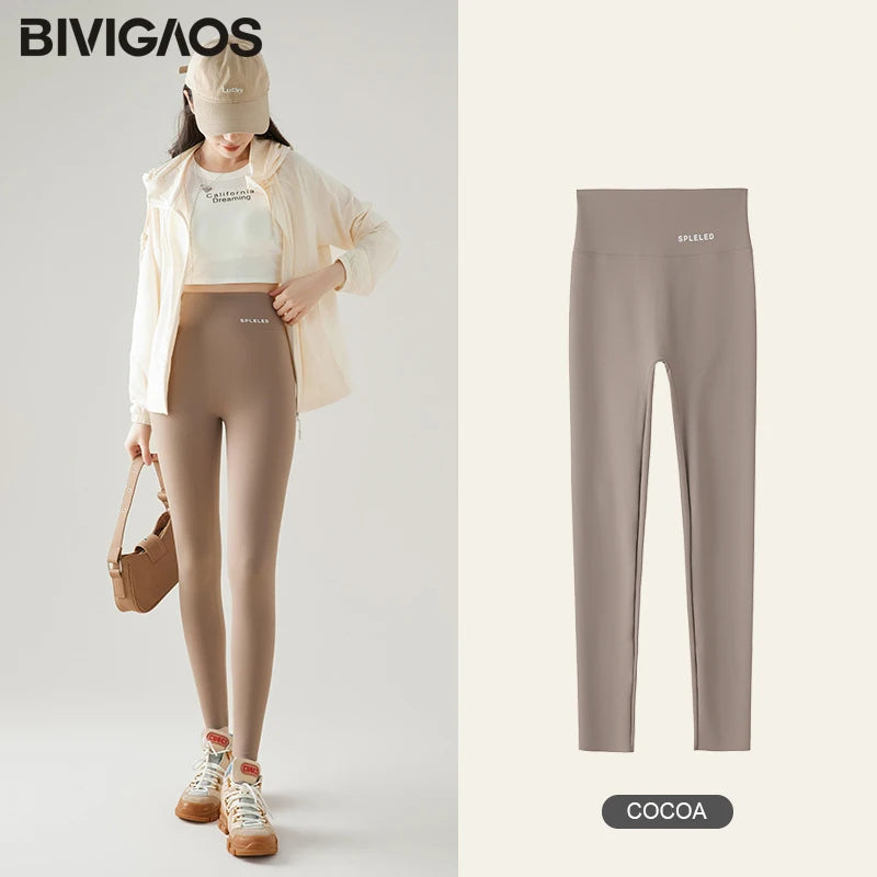 High-Waist Printed Sport Seamless Leggings | OWNLUXE
