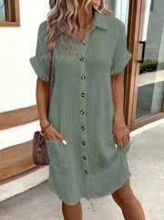 Short-Sleeve Dress | OWNLUXE