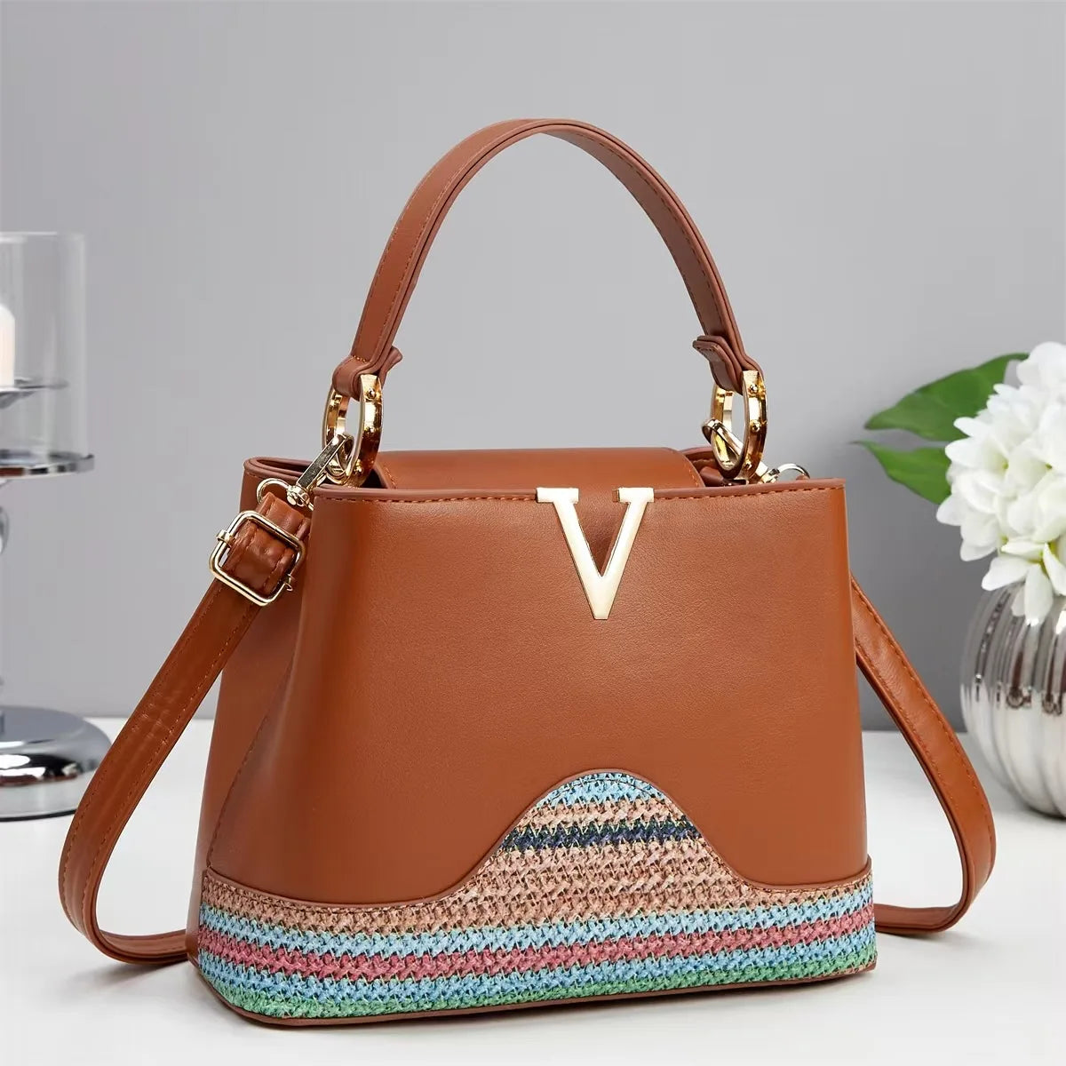 Women's Monogram Shoulder Bag - 2025 Designer Handbag