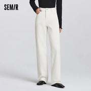 Semir 2025 Spring Straight Jeans - Simple Long Trousers