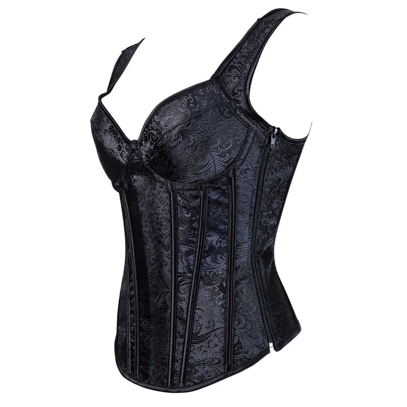 Floral Print Plus-Size Waist Trainer Corset | OWNLUXE