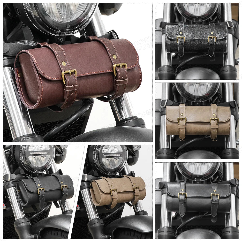 Motorcycle Fork Tool Bag – Multi-Position Saddle Storage