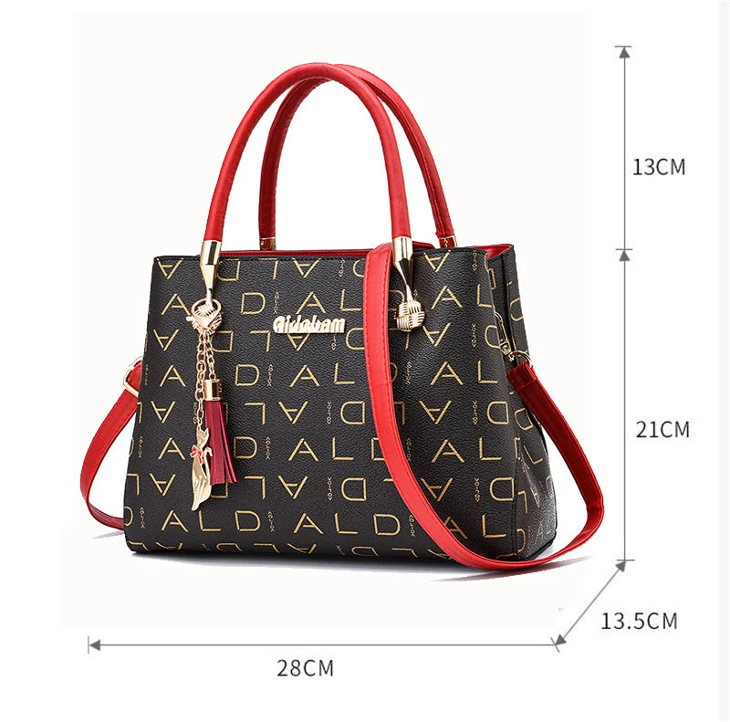 Large Capacity Travel Satchel - Designer PU Leather Crossbody Tote | OWNLUXE