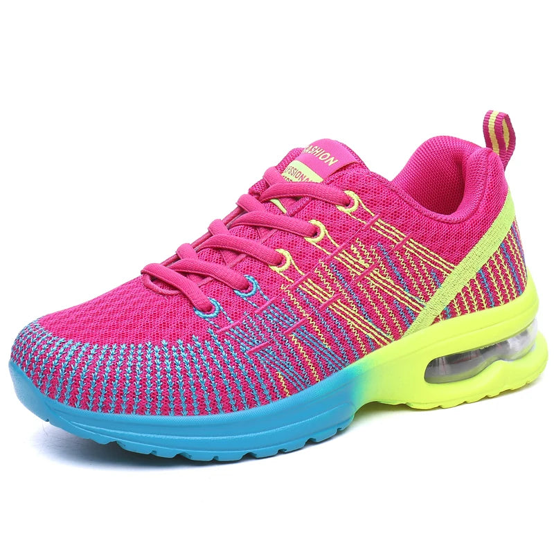 Women's Breathable Sneakers (Rose Red) – Shop at OWNLUXE