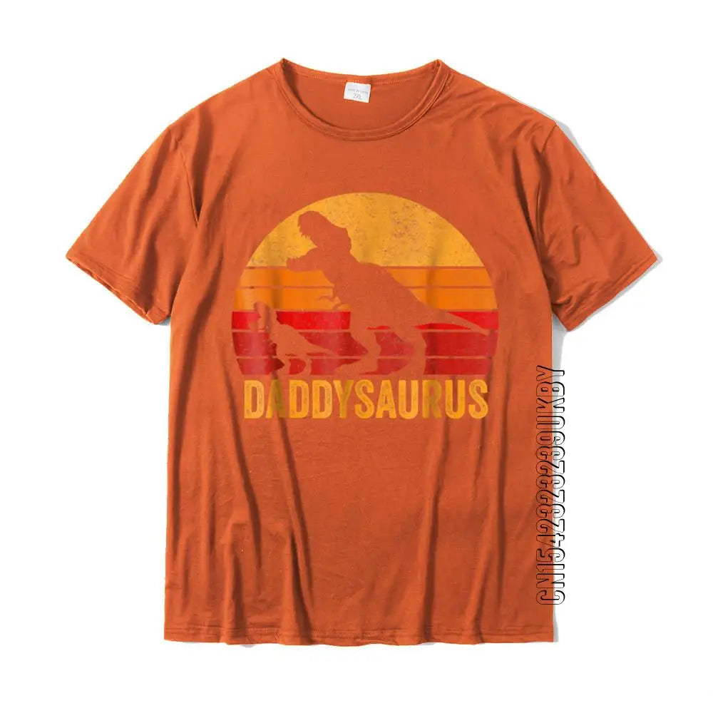 Daddysaurus Father’s Day T-Shirt – Funny Cotton Tee for Dad
