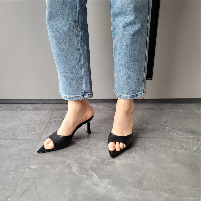 Women's High-Heel Open-Toe Pumps | OWNLUXE