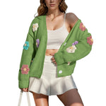Load image into Gallery viewer, 🌸 Women’s Fall &amp; Winter Knit Cardigan – Cozy, Floral, Fashionable ❄️
