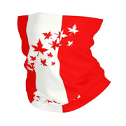 Canadian Flag Maple Leaf Neck Gaiter | OWNLUXE