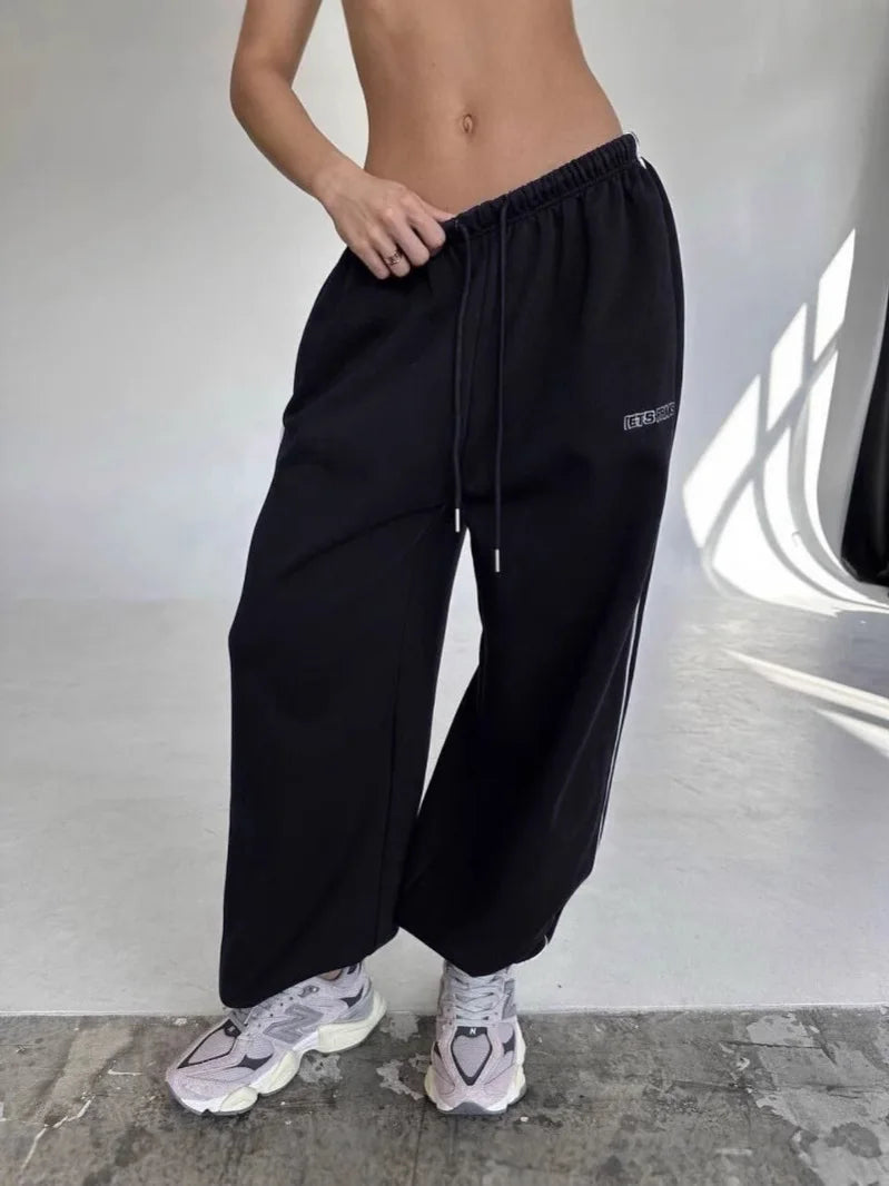 Vintage Wide-Leg Striped Pants | OWNLUXE