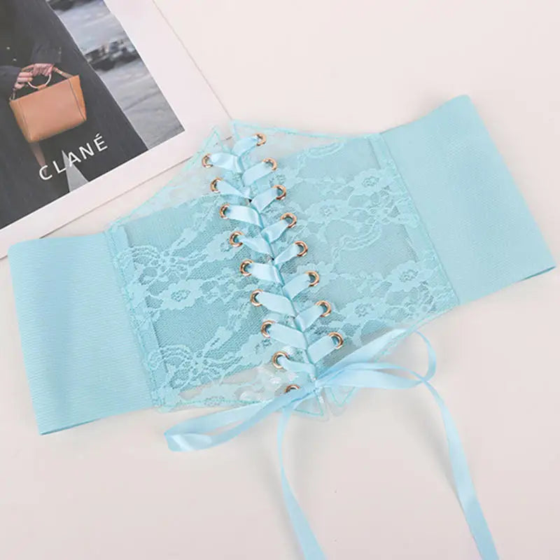 Embroidered Lace Corset | OWNLUXE