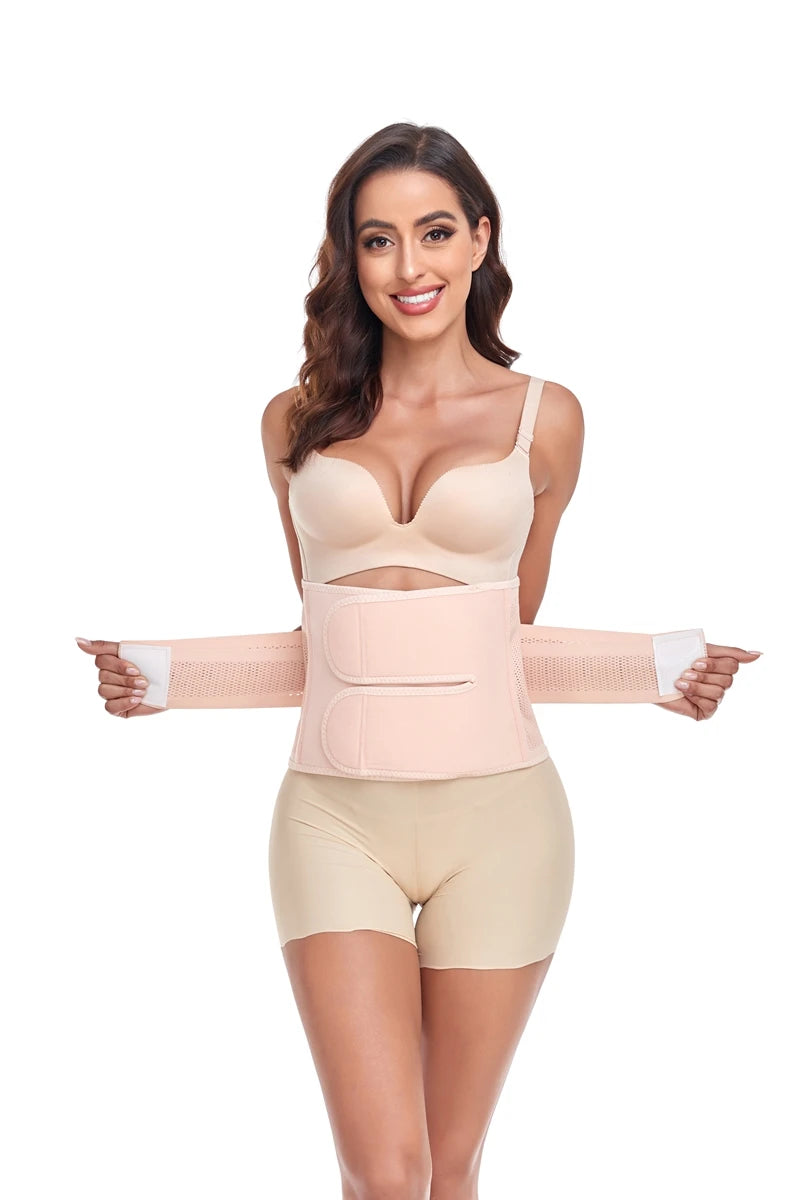 Medium Control Pink Waist Cincher – Wire-Free Shaping