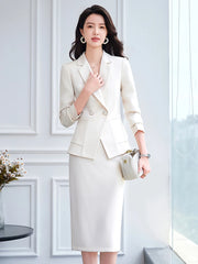 Slim Career Jacket | OWNLUXE