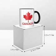 Canada Canadian Maple Leaf Roundel Mug Funny Ceramic Coffee Cups Tea Mugs Milk Cup Drinkware Gift for Friends
