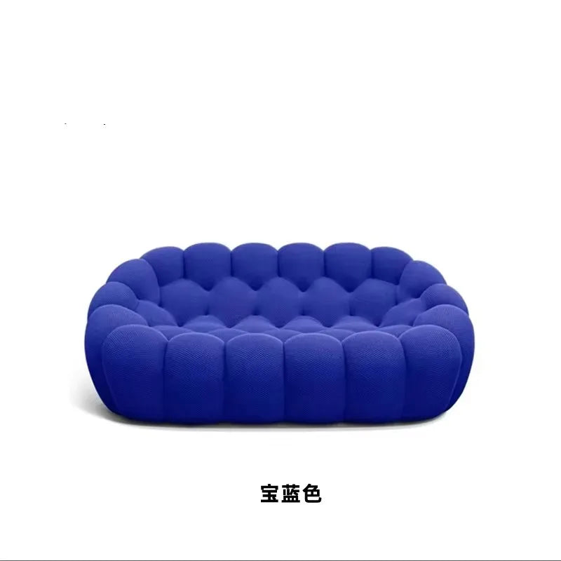 Minimalist U-Shaped Sofa with 3D Fabric All-Season Comfort