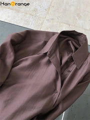 Lyocell Long-Sleeve Blouse | OWNLUXE