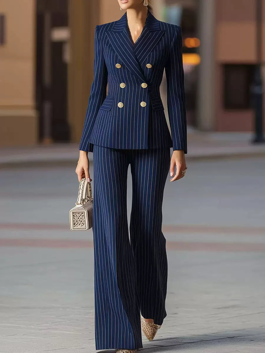 Women's Striped Jacket | OWNLUXE