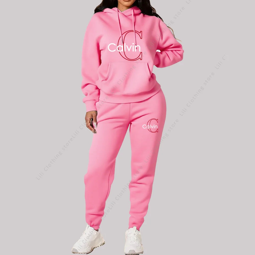 Women's Tracksuit Aesthetic Hoodie | OWNLUXE