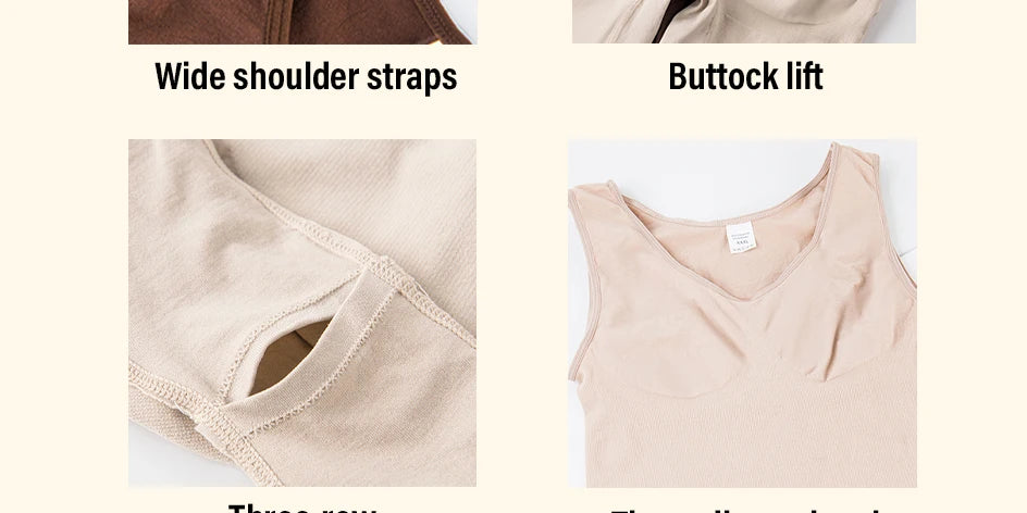 Firm Control Shaping Bodysuit – Wire‑Free, Cupless Shapewear
