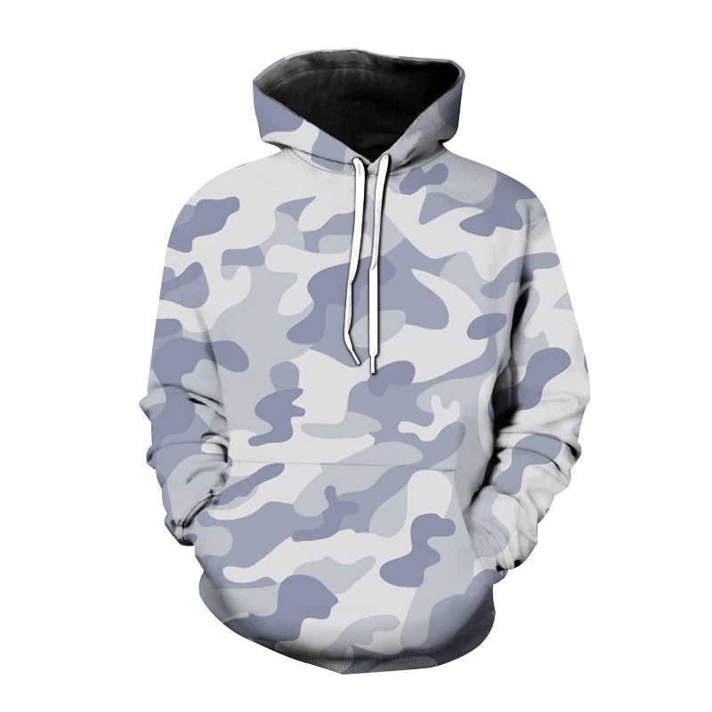 Fashion 3D Printed Camouflage Pattern Hooded Sweatshirt | OWNLUXE