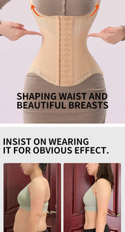 U-Shaped Waist Trainer Tank Top Shapewear with Steel Bones