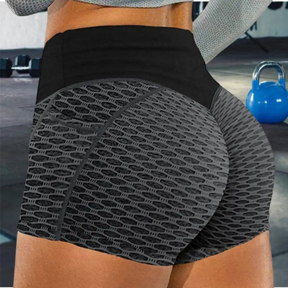 Women's High Waist Yoga Shorts – Tummy Control, Butt Lifting, Breathable Workout Shorts