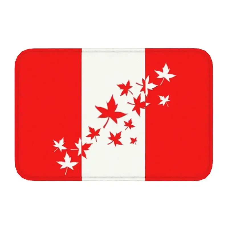 Canada Flag Doormat - Anti-Slip Floor Mat for Indoor & Outdoor