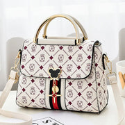 Luxury Designer Shoulder Bag - Women's Printed Monogram Tote Handbag