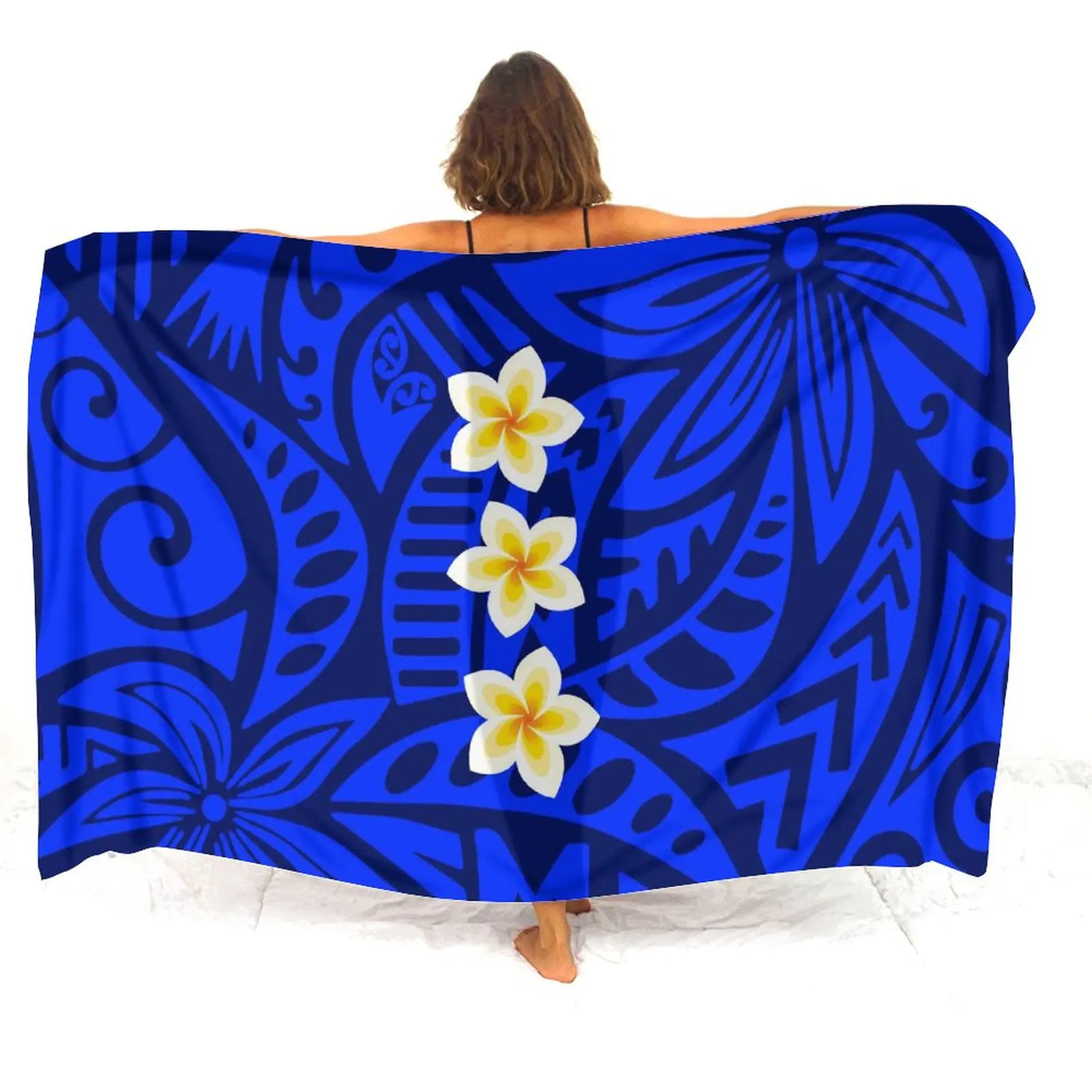 Floral Polynesian Swim Cover-Up | OWNLUXE