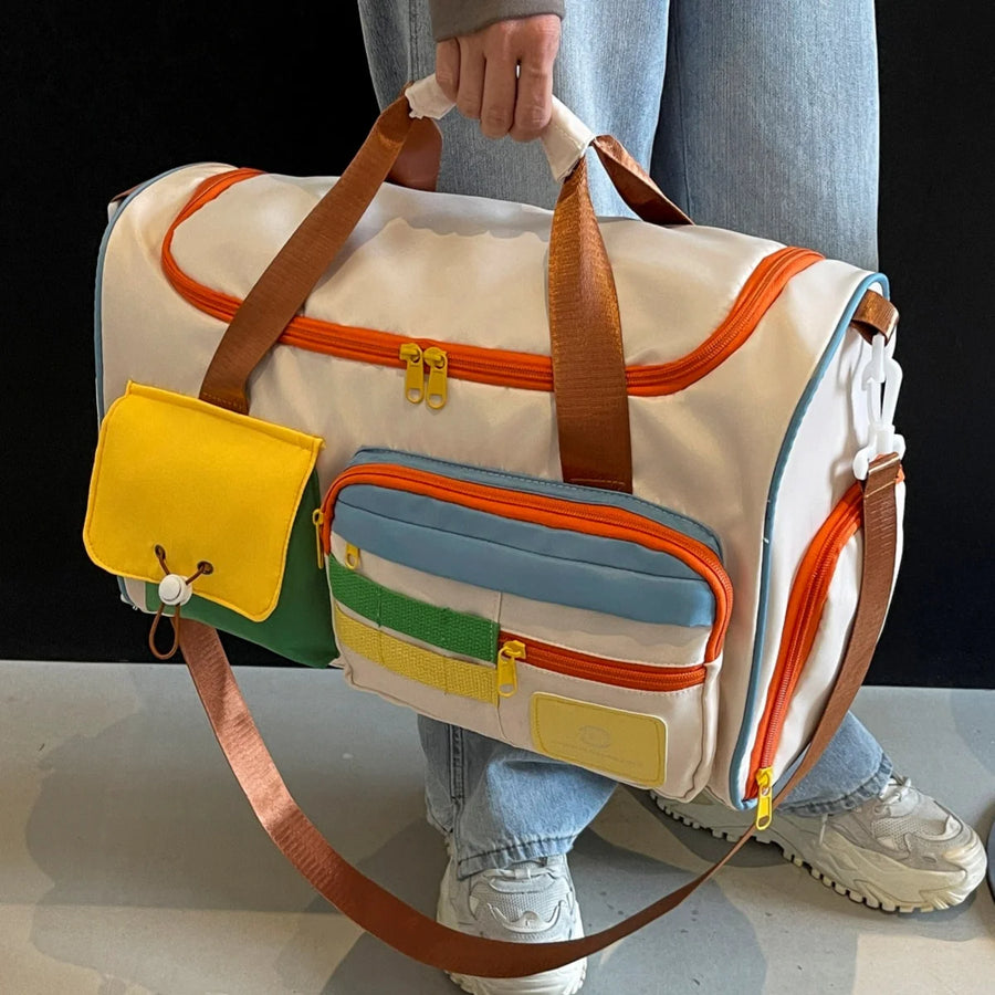 Nylon Travel Duffel Bag – Lightweight Weekender