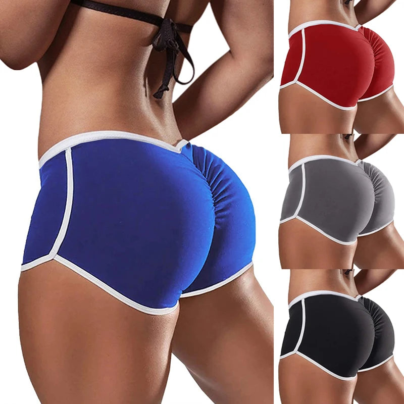 🔥 Low-Waist Sports Shorts – Stretch Fit | Short sport taille basse – Coupe extensible 🔥