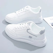 Women's Waterproof PU Slip-On Shoes with Medium Heel