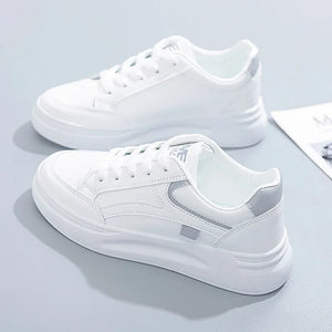 💧 Waterproof PU Slip-Ons with Medium Heel | Chaussures Imperméables à Talon Moyen en PU