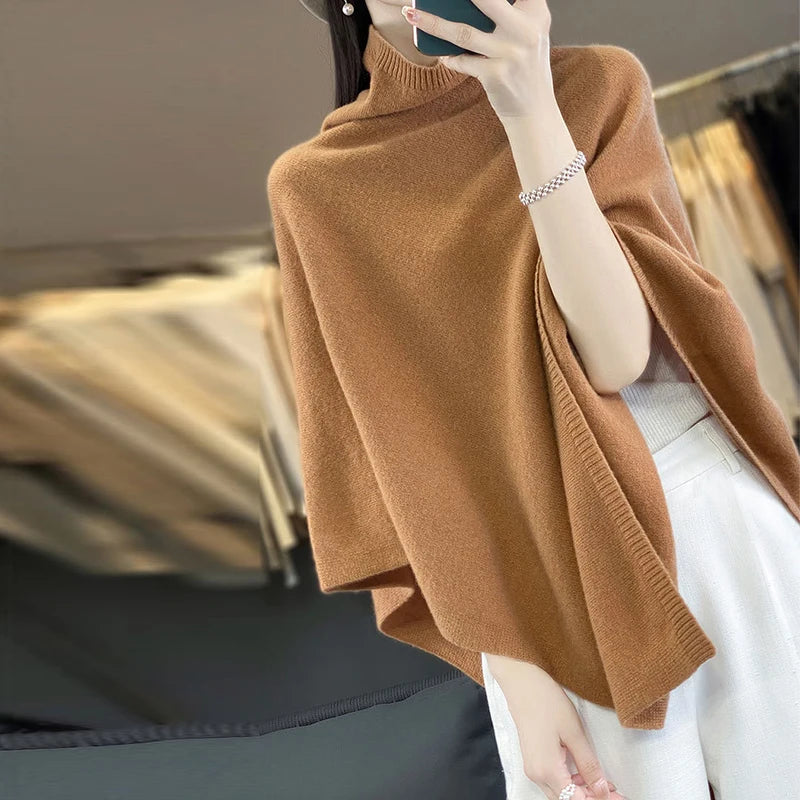 Turtleneck Cashmere Top – Shop at OWNLUXE