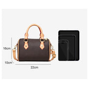 Vintage Brown Boston Bag – Lightweight Crossbody | OWNLUXE