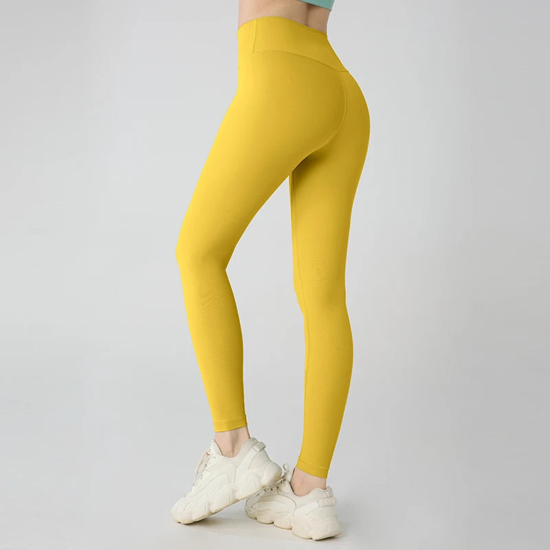 Yoga High-Waist Running Biker Leggings | OWNLUXE