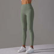 Women's High Waist Leggings (Taupe) | OWNLUXE